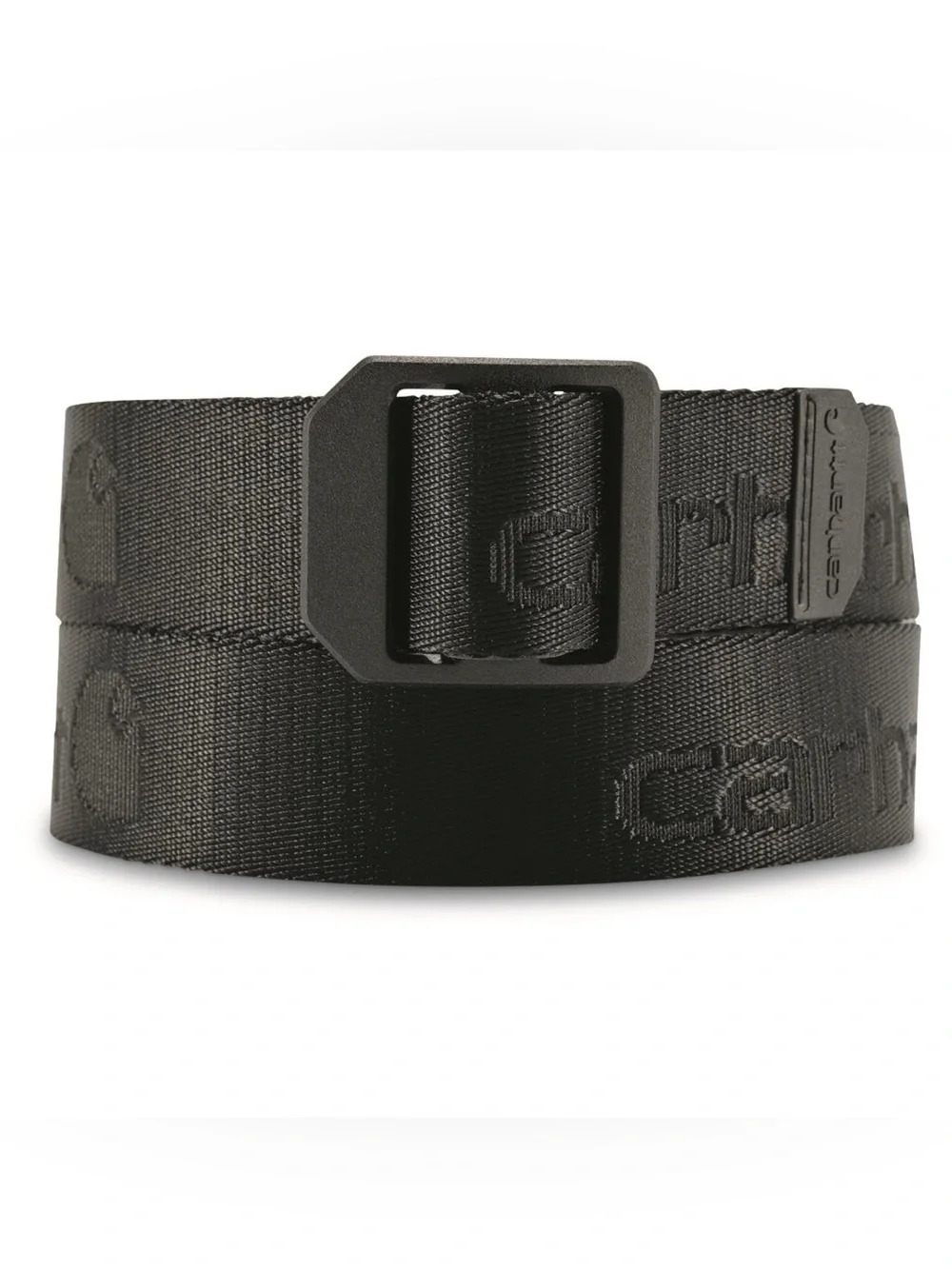 Men's Carhartt Webbing Ladder Lock Belt with Matte Buckle in Black